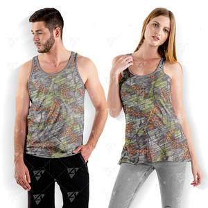 Débardeur sans manches personnalisé à coupe ample, respirant et à séchage rapide pour hommes, idéal pour l'entraînement et la gym - Product Image 1