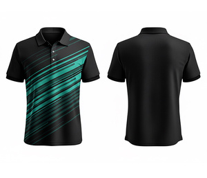 Full Sublimation Polo Shirt Anti-Shrink & Fade Resistant Fabric for Men Women Youth Quick-Dry Dry-Fit Active Polo - Product Image 4