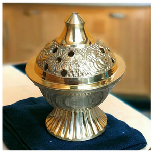 Quemador de Incienso de Latón, Decorativo, Ecológico, Tradicional, para Meditación y Oración, Solución para un Hogar Consciente - Product Image 2