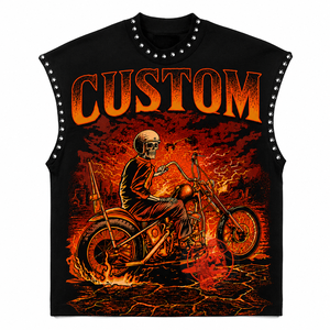 เสื้อกล้ามพิมพ์ลายเพชร Glory Custom ผ้าฝ้าย 100% เนื้อนุ่ม เป็นมิตรต่อสิ่งแวดล้อม ดีไซน์ทันสมัยแบบ DTG เสื้อยืดแขนกุดสำหรับทุกเพศ - Product Image 1