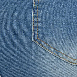 Jupe en jean décontractée pour femme 100 % coton de qualité supérieure, coupe décontractée, respirante, élégante, confortable et personnalisable pour l'été - Product Image 6