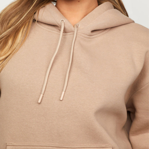 Sweat à capuche surdimensionné pour femme, personnalisé, de qualité supérieure, avec poche, coupe ample, épaules tombantes, style streetwear - Product Image 5