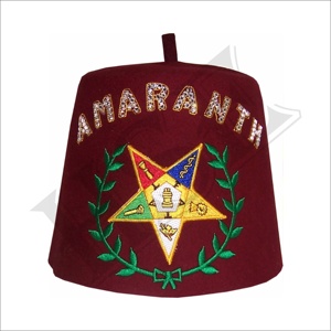 Fez Amica Temple Shriner Fez Pas 1 Maçonnique Regalia Fez - Product Image 6