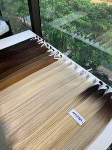 ต่อผมแบบเส้นใหญ่ สินค้าขายดี ปี 2026 สีบลอนด์ ผมเวียดนามแท้ 100% ตรง เงางาม สดใส - Product Image 3