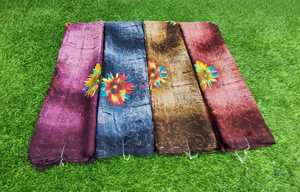 Blusa de Saree de Georgette Fino y Suave, Prenda Tradicional para Fiesta, Absorbe la Humedad, Protección Solar, Venta al por Mayor, Exportación - Product Image 6