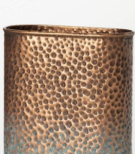 Nouvel arrivage de pots de fleurs en métal ambré doré luxueux martelé brillant intérieur extérieur décoration de jardin vase galvanisé personnalisé - Product Image 6