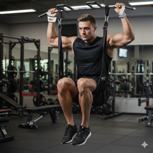 Rexfit Sport Correas Abdominales Ajustables para Entrenamiento de Fuerza, Bandas de Resistencia para Brazos, Barra de Dominadas y Ejercicios de Core - Product Image 3