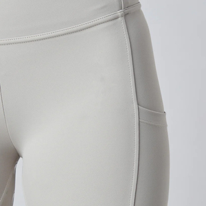 กางเกงขี่ม้าผู้หญิงขายดี ผลิตตามสั่ง เสื้อผ้าสำหรับขี่ม้าแบบเต็มตัว ซิลิโคนเต็มตัวที่สะโพก กางเกงขี่ม้าสำหรับแข่งพร้อมกระเป๋าข้าง - Product Image 5