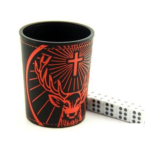 100% Genuine Leather Handmade Molded Classic <b>Dice</b> Cups Custom Logo Embossed New Factory Design for Use - Product Image 1