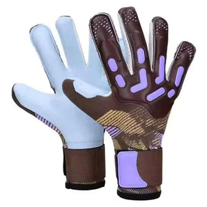 Guantes de portero duraderos con palma que absorbe los impactos y protección reforzada para los dedos, diseño profesional personalizado, guantes de portero de fútbol para hombre - Product Image 3