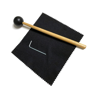 Ensemble de diapasons OM 136,1 Hz de haute qualité avec marteau |   Diapason de guérison sonore en acier inoxydable et aluminium avec revêtement noir, manuel - Product Image 5