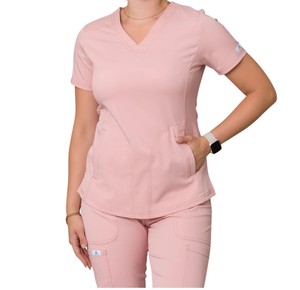 Comfortable Women's Medical <b>Uniform</b> <b>Scrubs</b> Set Breathable Nursing Hospital Healthcare Apparel - Product Image 4