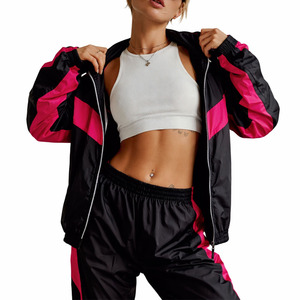 Luxury Wholesale Custom Panel Windbreaker Track Suit Waterproof <b>Lightweight</b> <b>Jackets</b> & Pants Set Breathable <b>Jacket</b> for men Bulk - Product Image 5