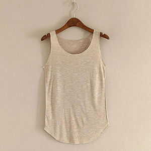 Solid Pink White <b>Red</b> Tank top Women 100%Cotton fabric Tank top Workout Running Sports Bra Fitness USA Size Women For Tank Top - Product Image 6