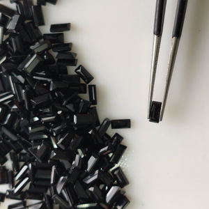 Onyx noir naturel 5x2.5MM taille baguette, pierres précieuses en vrac de qualité supérieure pour la fabrication de bijoux, Red Mountain Gems - Product Image 1