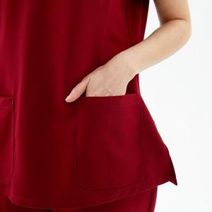 Nursing Uniform Clothing <b>Scrubs</b> Comfortable Fabric Daily Work Wear Healthcare Staff Lightweight Breathable Design - Product Image 3