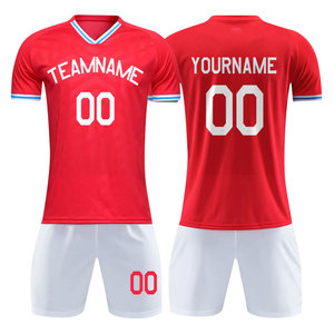2026 Customized <b>Soccer</b> Uniforms Sets Men Adults Football Wear High Quality Breathable Quick Dry Short Sleeve Jersey Set - Product Image 2
