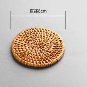 Bolso de Mimbre Pintado a Mano, Diseño Circular, Decoración para el Hogar, Artesanía Ecológica, 100% Libre de Impuestos, Navidad, San Valentín - Product Image 3