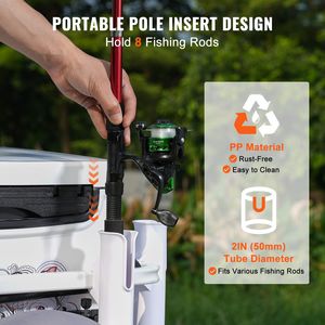 Carrello da Pesca da Spiaggia con Capacità di Carico di 136 kg, Pneumatici Grandi in PU da 13 Pollici, Carrello Marino Resistente per Campeggio - Product Image 6