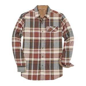 เสื้อเชิ้ตผ้าแฟลนเนลผู้ชาย แขนยาว คอปกพับได้ สไตล์ลำลอง ผ้าฝ้าย 100% สำหรับใส่ในฤดูใบไม้ร่วง ราคาคุ้มค่า กำลังเป็นที่นิยมอย่างมาก - Product Image 4