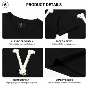 T-shirt en coton 100% de qualité supérieure, vente en gros, nouvelle collection X Legends Never Die, vêtement en molleton pour homme, teinture textile, séchage rapide, respirant, blanc. - Product Image 3