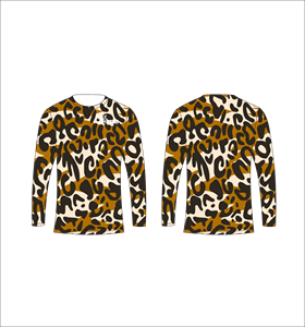 Custom Long Sleeve Sublimated Jersey <b>Animal</b> Print Sportswear Breathable Quick Dry Athletic Performance Shirt For Team Uniform - Product Image 1