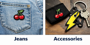 100 Parches Termoadhesivos Mini Bordados de Cereza, 10 Colores, 10 Unidades de Cada Color – Lindos Apliques DIY de Frutas para Ropa, Camisetas, Vestidos - Product Image 6