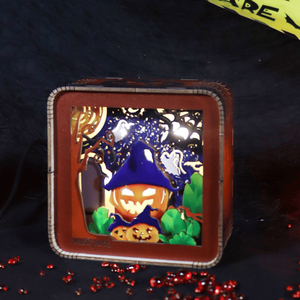 Puzzle 3D in Legno per Adulti, Kit Modello Luci Notturne di Halloween, Decorazioni da Scrivania e Regali di Compleanno per Donne - Product Image 6