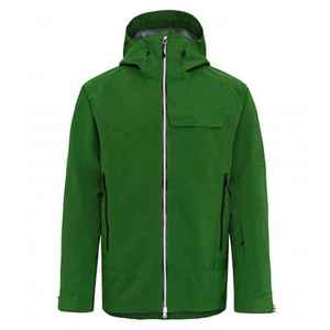 Chaqueta de esquí informal de lona transpirable personalizada al por mayor para hombre, talla grande, cuello alto, cierre de cremallera, abrigo de invierno a precio económico - Product Image 3