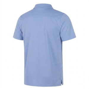 Chemises polo en coton piqué et polyester personnalisées en gros, polos pour hommes, couleur unie, manches courtes, polos de golf avec poche poitrine - Product Image 5