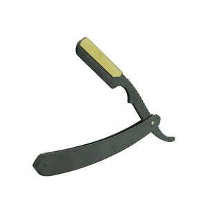 มีดโกนหนวด UBI Black Straight Edge Razor ใบมีดเหล็กคาร์บอนสูงแบบคมเดียว ระบบเปลี่ยนใบมีดได้ ออกแบบตามหลักสรีรศาสตร์ โกนได้อย่างแม่นยำ - Product Image 4