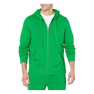 Sweat à capuche zippé vintage en coton, le plus vendu pour l'hiver, avec broderie personnalisée en molleton brossé de haute qualité, unisexe - Product Image 4