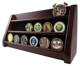 Exhibidor de Monedas de Madera Natural, Soporte de Madera para Mostrador o Escritorio - Product Image 5