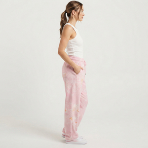 Pantalones Deportivos de Cintura Alta para Mujer, Sublimados, Corte Holgado, Largos, con Cordón en la Cintura, Pantalones Deportivos Casuales de Invierno para Mujer - Product Image 3
