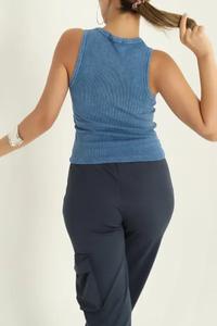 Top Corto Sin Costuras para Mujer, Estilo Deportivo, para Yoga, Gimnasio, Aire Libre, Uso Diario, Personalizable, Liso - Product Image 6