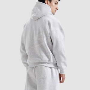 Modern Casual Loose Style Cotton Blended Baggy Hoodie Soft Breathable High Quality Comfortable Daily Wear Men - Product Image 3