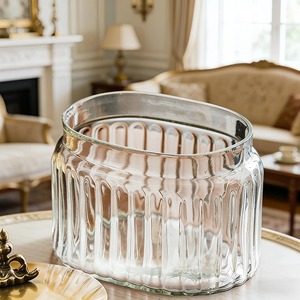 Set Of 2 Metal And Glass <b>Containers</b> With Tray For Dry Fruits Candies Chocolate <b>Storage</b> And Stylish <b>Kitchen</b> Essentials Use - Product Image 3