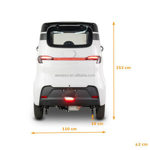 Scooter Utilitario Automático de 4 Ruedas, Mini Auto Eléctrico EEC L6e, 100% Eléctrico, 55 km/h, Autonomía de 80-130 km, <span class=keywords><strong>2</strong></span>/<span class=keywords><strong>3</strong></span> Asientos para Exportación - Product Image 3
