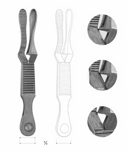 Abrazadera Dieffenbach Bulldog Recta de 38 mm, 48 mm de Acero Inoxidable - Product Image 1