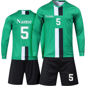 Men's Blue Yellow Gradient Soccer Jersey Short Sleeve Moisture Wicking Athletic Fit Summer Sublimated Uniform 100% Polyester - Product Image 4