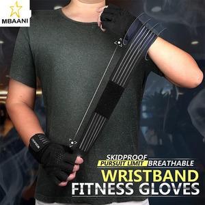 Gants de musculation ventilés avec support de poignet pour hommes et femmes, protection complète de la paume, pour la musculation - Product Image 5
