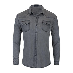 Camisas de Verano para Hombre al por Mayor 2026, Camisa Casual Transpirable de Manga Larga de Satén Tejido de la Mejor Calidad, Servicio OEM - Product Image 2
