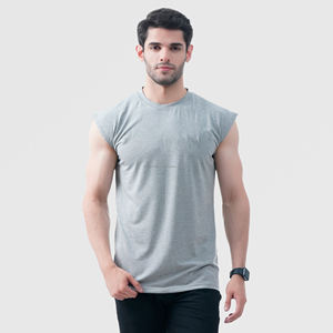 Camisetas de Tirantes para Hombre de Alta Calidad, Ligeras y Transpirables, con Logotipo Personalizado, OEM, para Gimnasio, Fitness y Entrenamiento, Método de Tejido de Punto - Product Image 1