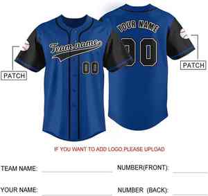 Ensemble de maillots de baseball respirants, professionnels, de haute qualité, à manches courtes, légers, confortables et à bas prix pour adultes - Product Image 5