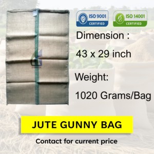 Saco de Yute Nuevo de 109x74cm y 1020g, Grado Alimenticio, para Empacar 100kg de Especias y Pimienta VOT, Venta al Por Mayor, Goodman Global Bangladesh - Product Image 2