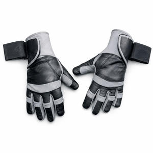 Gants de frappeur de baseball Softball en cuir véritable personnalisés de qualité supérieure nouveau Style manchette longue tailles pour adultes et jeunes gants de frappeur - Product Image 4