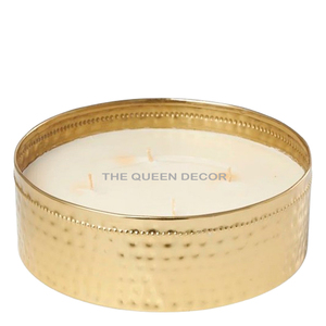 Stainless Steel Metal Round Shape Black Finished Scented <b>Candles</b> <b>Bulk</b> Selling For Home Indoor Lighting Decoration - Product Image 2