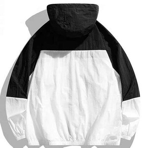 Comprar Chaqueta Cortavientos de Nylon para Hombre, Color Sólido, con Cremallera Completa, Estilo Bomber, Ropa Urbana - Product Image 2