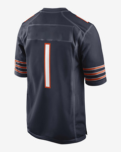 Maillot de football américain Massee Sports pour homme, col en V, manches courtes, maille respirante, évacuation de l'humidité, nom d'équipe personnalisé, bleu marine foncé - Product Image 4