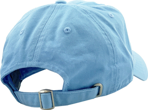 Gorra de Béisbol de Color Azul Claro Sólido, Diseño de 6 Paneles, Ajuste Ajustable, Unisex, Informal, Tela de Lona, Poliéster/Algodón, Bordado - Product Image 4